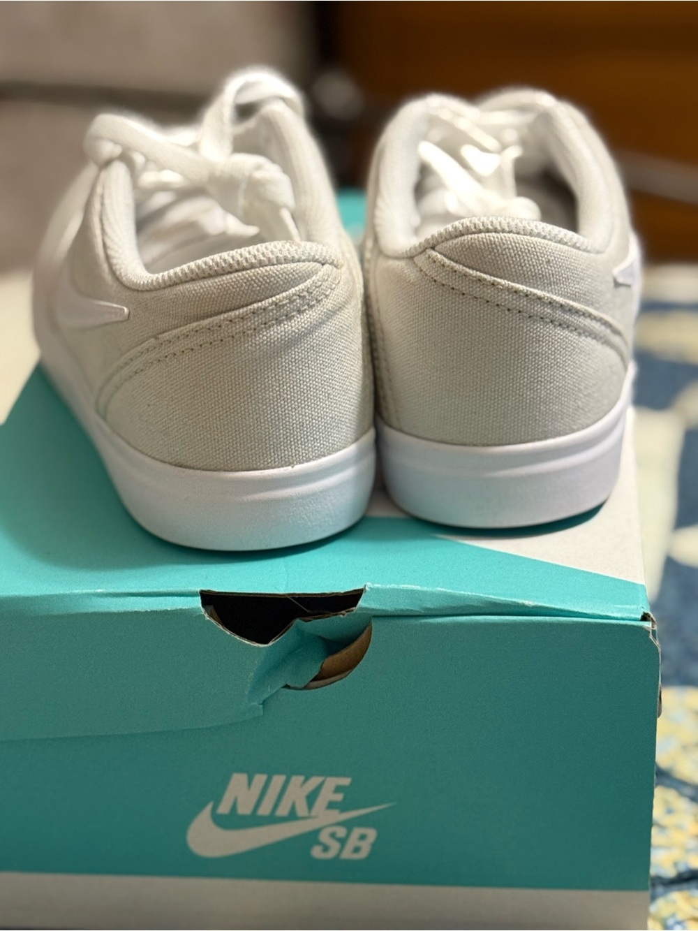 Nike SB Check Canvas skateboarding shoes , NWT, YOUTH 4.5 - Picture 4 of 10